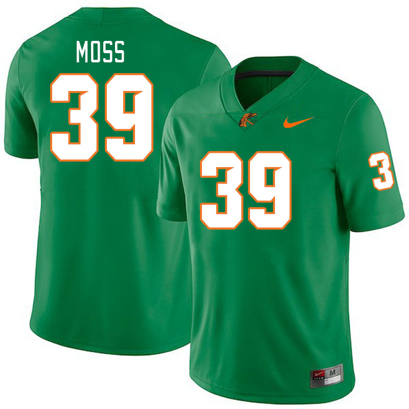 Men-Youth #39 Travis Moss Florida A&M Rattlers 2023 College Football Jerseys Stitched-Green